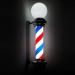 Durable Barber Pole Led Light Retro Illuminating Rotating Red White Blue Strips Hair Salon Hairdressing Sign Barber Shop Sign Waterproof Save Energy Wall Lamp Size:90x20cm Multi-colored 90x20cm - Buy Online on GoSupps.com