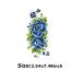 12 Sheets Temporary Tattoos for Women - Rose Flower Butterfly Body Art Stickers | DIY Waterproof Decorations Decal | Patriotic Large Style Flowers Tattoos - Buy Online on GoSupps.com