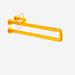 Support Rail Stainless Steel Safety Rail Grab Bar Bathroom Aid for erly Handicapped Bathroom Grab Bar for Stability (Color : Ye