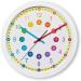 Hama Children's Wall Clock - Silent Analog Time Learning Watch ( 30 cm) - Low Noise Ideal for Kids - White - Buy Online on GoSupps.com