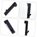 Generic 6 Pcs Bathroom Door Hook Checkered Dinner Plates Purse Hooks Key Chain Glass Door Stainless Steel 17.8X4CMx3pcs Blackx3pcs - Buy Online on GoSupps.com