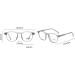 VENOAL Anti UV Computer Readers - Stylish Big Frame Anti Blue Light Reading Glasses | +300 Black Sturdy Square Eyewear - Buy Online on GoSupps.com