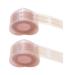 2Rolls 600 Pairs Lace Mesh Wide and Slim Adhesive Invisible Double Eyelid Stickers Waterproof Sweat Proof Double Eyelid Tape Tool for Hooded Droopy Uneven Mono-eyelids Small Eyes Skin (with Fork rods)