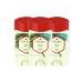 OLD SPICE FRESH COLLECTION INVISIBLE SOLID FIJI W/PALM TREE 219G 3CT BUNDLE EC