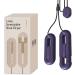 KEEPSORT Boot & Shoe Dryer | 3 Timer Modes, Folding Design, Adjustable Length | Foot Warmer & Odor Eliminator | Quick Drying for Shoes, Gloves, Socks, Ski Boots - Purple - Buy Online on GoSupps.com