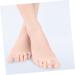 Healeved 2 Pairs Toe Splitter & Bunion Protector Sleeves for Men - Toe Separator Foot Care Tools - Reusable Toe Spacers - 2.7x2.2cm - Buy Online on GoSupps.com