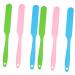 Minkissy 6 STK hair removal pen made of silicone reusable wax pounds hair removal with wax scraps make-up- made of silicone small wax sticks form pebbles spatula