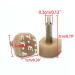 uxcell 8 Pcs Tan High Heel Tips for Ladies | Durable Plastic Shoe Accessories for International Shipping - Buy Online on GoSupps.com