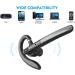 BlueFit Bluetooth Headset 5.0 with Mic - Wireless Earpiece for Cellphones | Hands-Free Noise Cancelling | Car Bluetooth Headset - Buy Online on GoSupps.com