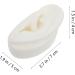 VILLCASE 1 Pair Simulation Silicone Ear Model Studs Earring Display Props Reusable Silicone Ear Model for Teaching Ear Picking Practice Hearing Aids Wearing 7. 00X5. 00X4. 00cm White olive Green - Buy Online on GoSupps.com