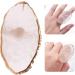 nail art palettes Nail Art Finger Ring Palette Polish Holder Color Mixing Plates Manicure Tools White - Buy Online on GoSupps.com