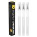 | 3pcs Skin Marker Pen | Eyebrow PMU Microblading Outline Pencil | Felt Pen White Brow Position Mapping Pencil White Marker Pen Beauty SPMU | Permanent Makeup Position Mark Tools