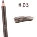 Healeved 6 Pcs Eyebrow Pencils Black Eyebrow Pencil Black Waterproof Eyeliner Eyebrows Eyebrow Filler - Buy Online on GoSupps.com