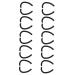 Gleavi 10 pair of anti-Snag ear pads ear pads for glasses Headgear Belt Face cover rope pull anti-face cover ear cable ear hook pillow with hook child protection 10x3cm