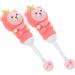 Ipetboom 6 STK Children's Toothbrush Set - Soft Bristle Travel Toothbrushes with Cute Bear Design - Perfect for Kids - Sch ttgut Reisen Kieselgel Rosa - Buy Online on GoSupps.com