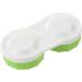 ENERRGECKO Field Green Contact Lens Case with Fun Face Expressions - Stylish & Functional Eye Care Accessory - Buy Online on GoSupps.com