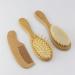 Haominnaqi 3-Piece Wooden Baby Hair Brush and Comb Set for Newborns and Toddlers - Buy Online on GoSupps.com