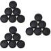 MAGICLULU 18 Pcs Eye Shadow Replacement Box Cosmetic Travel Containers Makeup Eyeshadow Blush Platen Pp Pack 3.8x1.9cmx3pcs Blackx3pcs