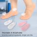 Moisturizing Silicone Socks - 2 Pack for Men & Women | Non-Slip Si M Pink - Perfect for Soft Hydrated Feet - Buy Online on GoSupps.com