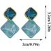 2023 Fashion Irregular Oval Geometric Drop Earrings for Women | French Sweet Jewelry Gift for Daily & Party Wear - Buy Online on GoSupps.com