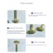 GLOW LUX Jade Roller & Gua Sha Set - Boost Radiance Reduce Puffiness & Enhance Skincare Routine - International Shipping Available - Buy Online on GoSupps.com