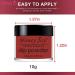Christmas Dip Powder Set - Red Green Golden Glitter - No Lamp Cure - Fine Dipping Powder - Even & Smooth Finish - 6pcs-10g/box - Buy Online on GoSupps.com