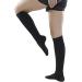 Buy Plus Size Knee High Compression Support Stockings for Varicose Veins - 23-32 mmHg Black (4XL) - International Shipping Available - Buy Online on GoSupps.com