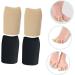 Lurrose Silicone Gel Toe Sleeves - 2 Pairs | Soft Hand Toe Protectors | Closed Toe Covers for Maximum Comfort | Nylon Material | 4x2.6cm - Buy Online on GoSupps.com