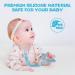 Vicloon Baby Teething Toy | BPA-Free Silicone Teether for Boys & Girls | Easy-to-Hold Rudder Design | Chewlery | Blue - Buy Online on GoSupps.com