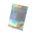 100PCS Ziplock For Party Foil Resealable Food Aluminum Bags Pouch Storage Kitchen Dining & Bar Bathroom Cleaning Wipes (Multicolor One Size) Multicolor One Size