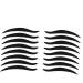  Didiseaon Didiseaon 240 Pairs of Eyelid Tape Invisible Tape Black Eye Pencils Temporary Eyeliner Waterproof Eyelid Tape Double-Sided Adhesive Tape - Buy Online on GoSupps.com