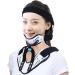 Ininosnp portable frills with a ruff |Breathable cervical traction devices |Relieves neck pain and pressure on the spine for office workers students drivers