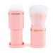 Travel Size Retractable Portable Stipple Makeup Brush - Lipstick Styling Premium Stipple Brush blush brush Blending Brush Face Brush Pink B