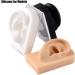 Soft Silicone Ear Model Pair | 1:1 Human Ear Jewelry Display | Practice & Teaching Tools in Black - Buy Online on GoSupps.com