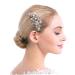 DOITOOL Comb for Bridal Crystal Rhinestones Rhinestone Hair Comb Wedding Hair Comb Rhinestone Comb Hair Combs for Women Bride Comb Crystal Hair Women's Accessories Artificial