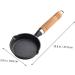 MAGICLULU Mini Omelet Pan Mini Frying Pan Egg Frying Pan Resistant to Burning Frying Pan Kitchen Frying Pan Household Cooking Utensils Rice Non Stick Pan Earth Cast Iron - Buy Online on GoSupps.com