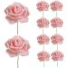 Womens Day Cake Topper Pink Rose Flower Cake Topper for 3.8 Goddess Festival Mother Day Party Cake Decor 10PCS 7.5x20 cm - Buy Online on GoSupps.com