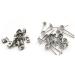 400pcs Hypoallergenic Stainless Steel Earring Posts with Butterfly Backs (4mm) - Jewelry Making Findings - Buy Online on GoSupps.com