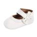 LACOFIA Baby Girls Ballerina Infant Mary Jane Princess Shoes Anti-Slip Prewalker 3-6 Months A White
