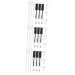 Healeved 27 Pcs Mascara Tube Eyelash Cream Tube Eyelashes Tube Pipettes Dropper Eyelash Tube Plastic Black 1 g (Pack of 1) Blackx3pcs