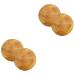 Ultechnovo 4 pieces massage ball massage roller wood Thai massage device handball balls wood exercise ball wood Handling balls wooden ball for older people thuja