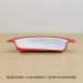 Ornamin 20 cm Red Melamine Plate with Sloped Base (Model 902) | Non-Slip Eating Aid Plate Guard - Buy Online on GoSupps.com