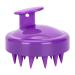 SetSail Hair Scalp Massager Shampoo Brush, Soft Silicone Hair Scalp Scrubber with Ergonomic Handle, Dry and Wet Hair Scalp Brush for Hair Growth, Dandruff Removal, Relax, Blood Circulation, Purple Purple(kit1)