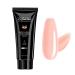 Lofuanna poly gel 15ml poly nail gel nail extension gel soac off uv led fast -building acrylic gel for nails acrylic nail thickening builder gel (naked) nude nude