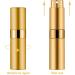 Lil Ray 8ml Portable Mini Perfume Atomizer Refilable Empty Small Spray Bottle for Travel Twist Tpye Pocket Cologne Sprayer Gold - Buy Online on GoSupps.com