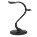 Shaving Stand for Safety Razor Modern Design Alloy Razor Holder Shaving Brush Stand Black
