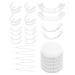 Aiuulu 5 Pairs Pop on Veneers Teeth Set Easy to Use Temporary Snap on Veneers for Women Men Portable Veneers You can Eat with