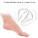 SH-RuiDu Orthosis Silicone Foot Arch Support Insoles - Transparent Cushions for Comfort & Pain Relief - Buy Online on GoSupps.com