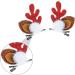 minkissy 4 Pairs Christmas antler hair barrettes for girls hair accessories for hair accessory for girls reindeer cosplay costume antlers headdress reindeer cosplay clip Xmas Hair Clip - Buy Online on GoSupps.com