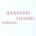 GORS French Ombre Square Press-On Nails | 24pc Set with Jelly Glue | Reusable Acrylic False Nails - Buy Online on GoSupps.com